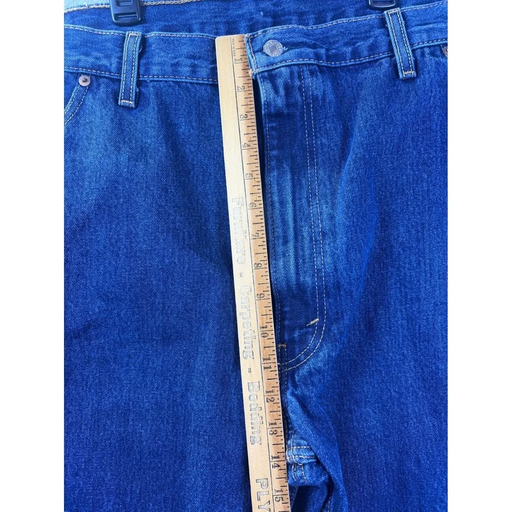 Levi's 550 Jeans Men's 50x28 (Fits 48x28) Blue Denim Relaxed Fit Workwear Casual